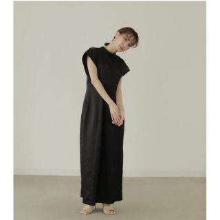 louren standneck slub pencil dress(ロングワンピース/マキシワンピース)