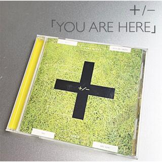 +/- / YOU ARE HERE 帯有 ほぼ未使用(ポップス/ロック(洋楽))