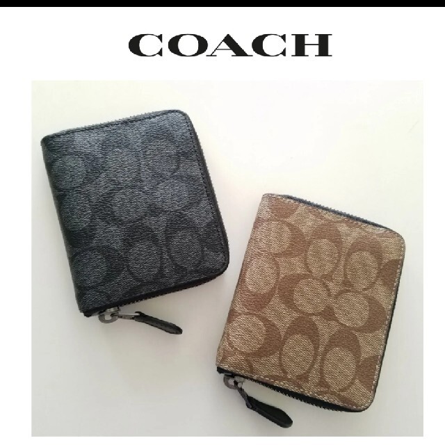 COACH - 最終価格! Coach 2つ折り財布 メンズ コイン入れ付き 父の日