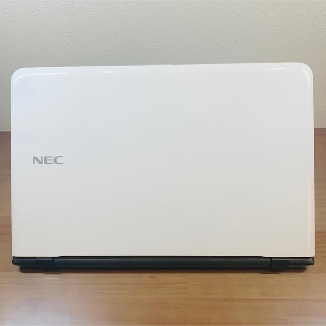 NEC(エヌイーシー)の【綺麗なクリスタルホワイト】2015年購入 NEC製ノートパソコン スマホ/家電/カメラのPC/タブレット(ノートPC)の商品写真