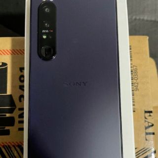 ソニー(SONY)のXperia 1 III SIMフリー XQ-BC42 フロストパープル(スマートフォン本体)