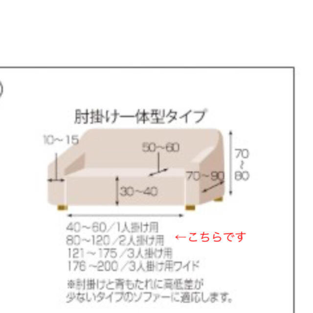 ベルメゾン(ベルメゾン)の♡KIRIRI♡様 専用 定価11340円 ソファーカバー ２人掛け用 インテリア/住まい/日用品のソファ/ソファベッド(ソファカバー)の商品写真