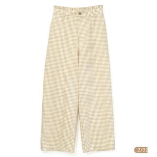 フラワー(flower)のsweet gingham pants ～ｽｳｨｰﾄｷﾞﾝｶﾞﾑﾊﾟﾝﾂ (カジュアルパンツ)