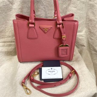 プラダ(PRADA)のプラダバッグ/美品・バイカラーピンクＧＷ限定値下げ(ショルダーバッグ)