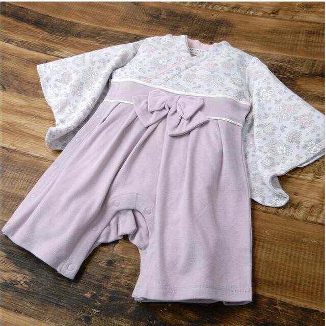 500.袴ロンパース70 キッズ/ベビー/マタニティのベビー服(~85cm)(ロンパース)の商品写真