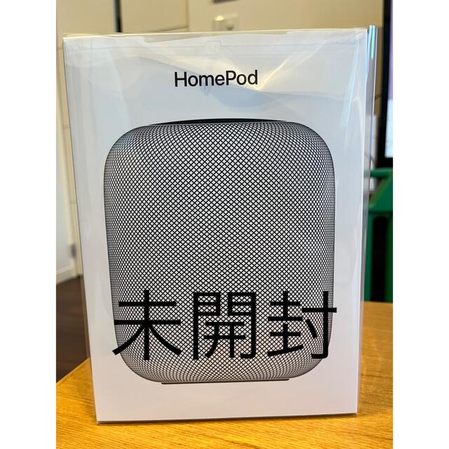APPLE スマートスピーカー HomePod スペースグレー 未開封 新作モデル