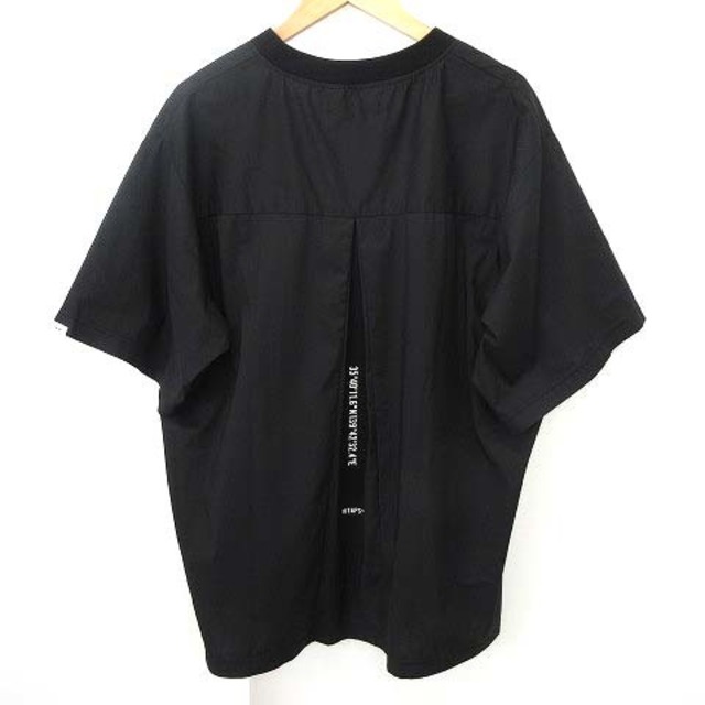 ダブルタップス 21SS Tシャツ 半袖 コットン ナイロン混 03 L 黒