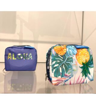 レスポートサック(LeSportsac)のレスポートサック　ハワイ限定柄　ポーチ　小　化粧ポーチ　小物入れ　カード入れ(ポーチ)