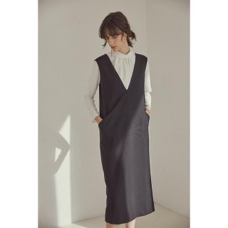 Theory luxe セオリーリュクス アシンメトリー リネン ワンピース 麻