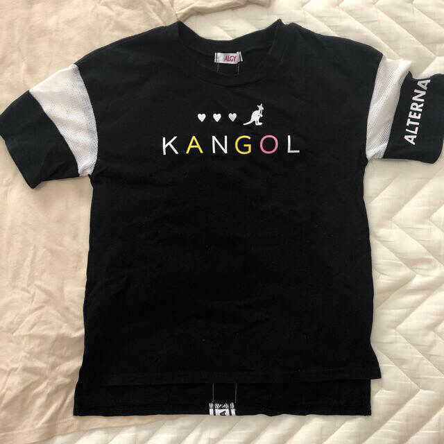 KANGOL(カンゴール)のKANGOL♡ALGYコラボティシャツ！とワンピース キッズ/ベビー/マタニティのキッズ服女の子用(90cm~)(Tシャツ/カットソー)の商品写真