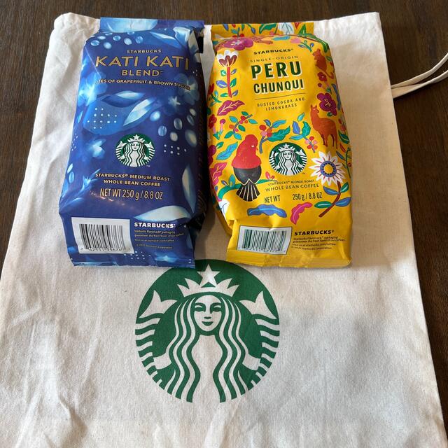 Starbucks Coffee(スターバックスコーヒー)のスタバ⭐️豆　　bag付き❤️ 食品/飲料/酒の加工食品(その他)の商品写真