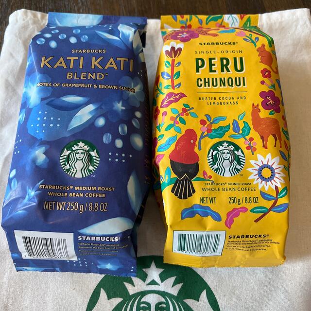 Starbucks Coffee(スターバックスコーヒー)のスタバ⭐️豆　　bag付き❤️ 食品/飲料/酒の加工食品(その他)の商品写真