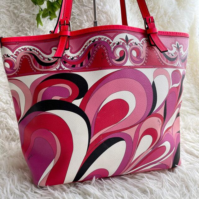 エミリオプッチ EMILIO PUCCI トートバッグ A4 ピンク