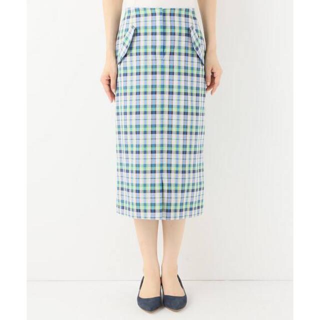 UNITED ARROWS(ユナイテッドアローズ)のheliopole チェック スカート レディースのスカート(ひざ丈スカート)の商品写真