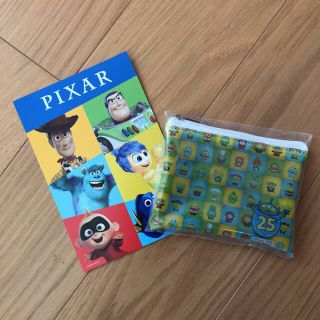 ディズニー(Disney)のPixar☆ミニポーチ　ポストカードセット(キャラクターグッズ)