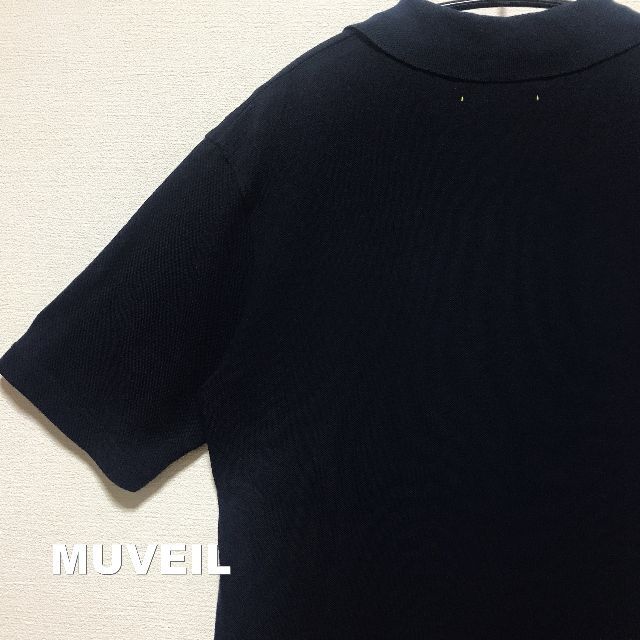 MUVEIL WORK(ミュベールワーク)の【MUVEIL】ミュベール レース切替 ハーフトーン シャツブラウス レディースのトップス(シャツ/ブラウス(長袖/七分))の商品写真