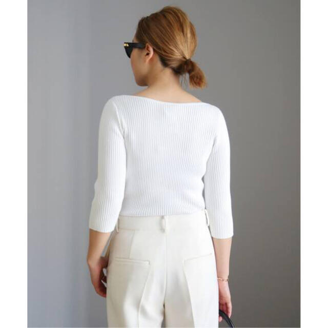 Deuxieme Classe Sophie ボートネック プルオーバー 白 | bombaytools.com