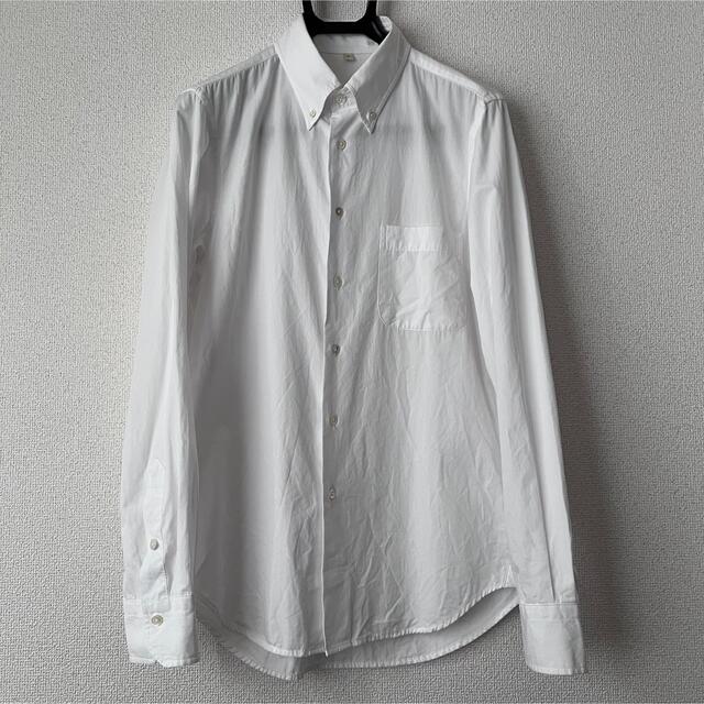 MUJI (無印良品)(ムジルシリョウヒン)の◉MUJI LABO無印良品　ホワイト高密度ポプリンBDシャツ メンズのトップス(シャツ)の商品写真