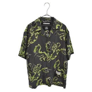 ネイバーフッド(NEIGHBORHOOD)のNEIGHBORHOOD ネイバーフッド 20SS ALOHA RATTLESNAKE/R SHIRT SS ラトルスネーク柄 グレー/グリーン 201TSNHSHM08 アロハシャツ(シャツ)