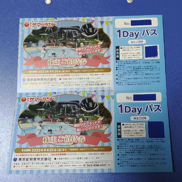 格安即納 東京サマーランド 4枚セットの通販 by タケ's shop|ラクマ