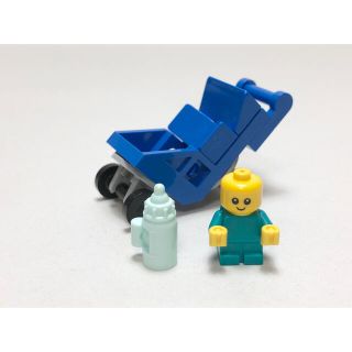 レゴ(Lego)の【新品未使用】レゴ　LEGO ミニフィグ　赤ちゃん　ベビーカー　哺乳瓶　抱っこ紐(知育玩具)