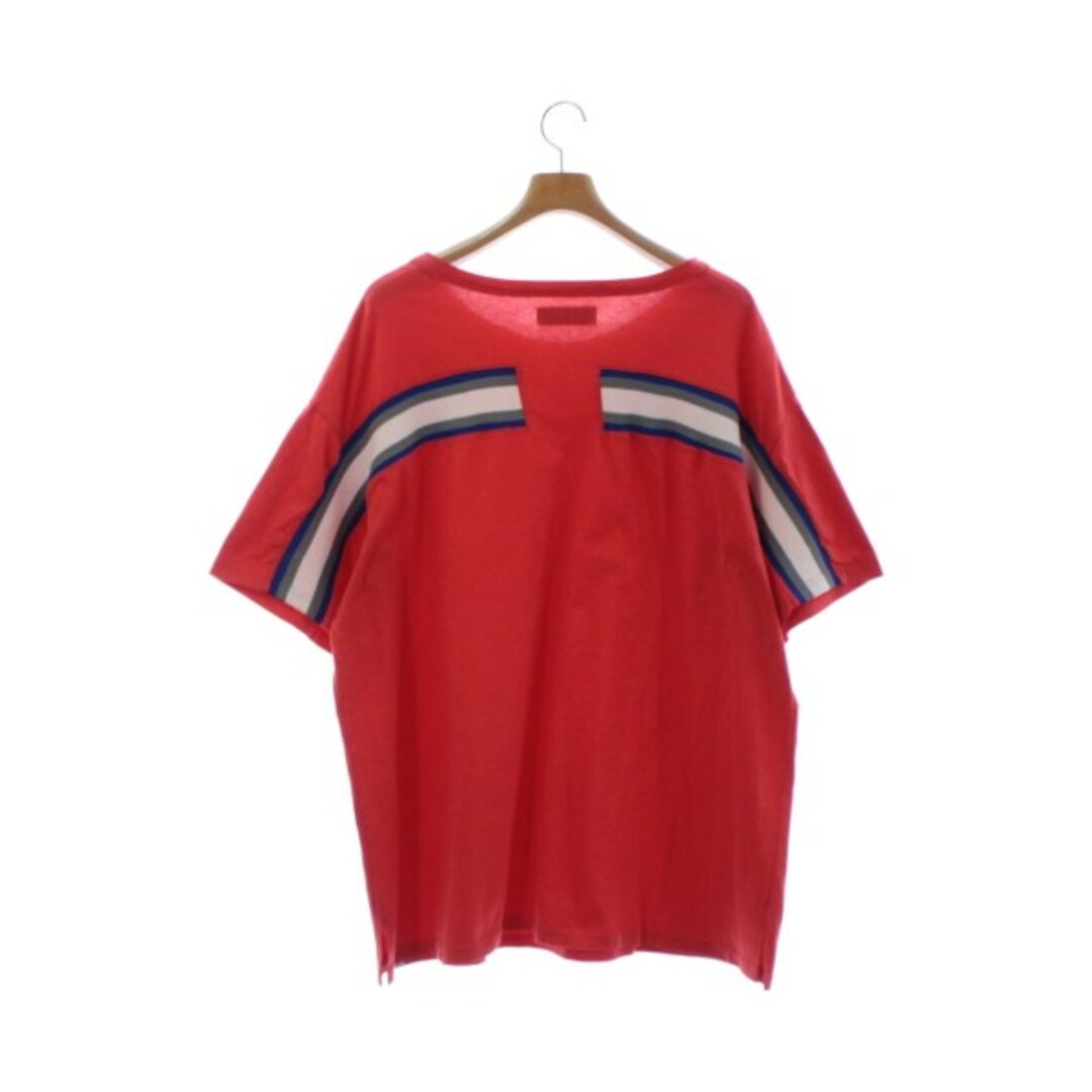 FACETASM ファセッタズム Tシャツ・カットソー -(XL位) 赤x白x青 - T