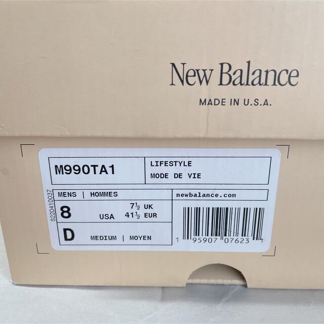 特価セールコーナー 【新品】New Balance M990TA1 Gray 27.5cm スニーカー