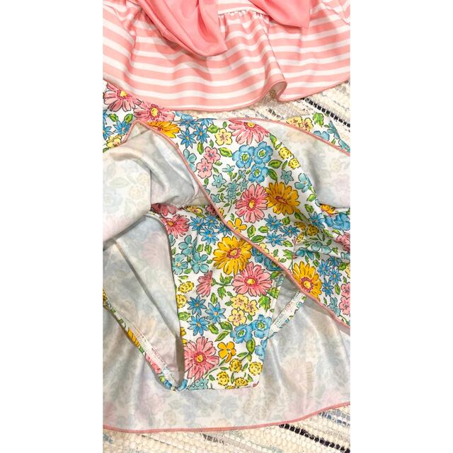 【未使用】関西ファッション連合 120cm 女の子水着 キッズ/ベビー/マタニティのキッズ服女の子用(90cm~)(水着)の商品写真