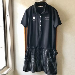 マリクレール(Marie Claire)のゴルフウェア　レディース　ワンピース　ブラック　SALE(ウエア)