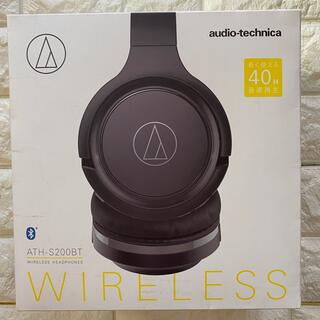 audio-technica - 新品 オーディオテクニカ 黒 ワイヤレス ヘッドホン ATH-S200BT 