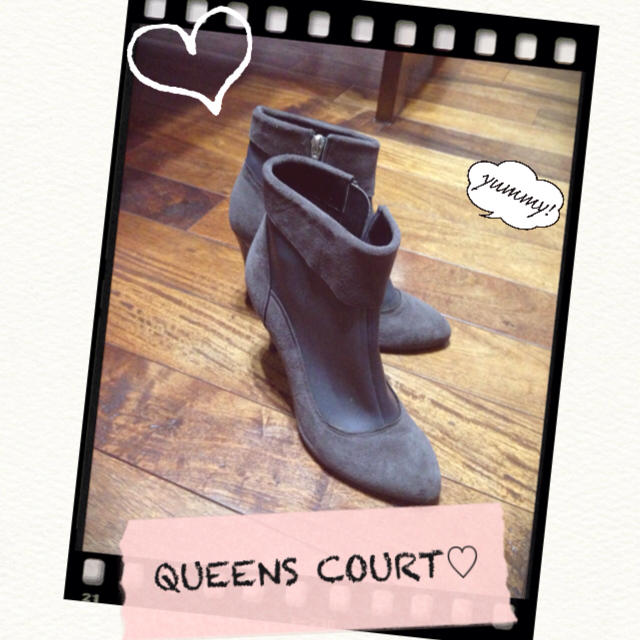 QUEENS COURT(クイーンズコート)のQUEENS COURTのショートブーツ レディースの靴/シューズ(ブーツ)の商品写真