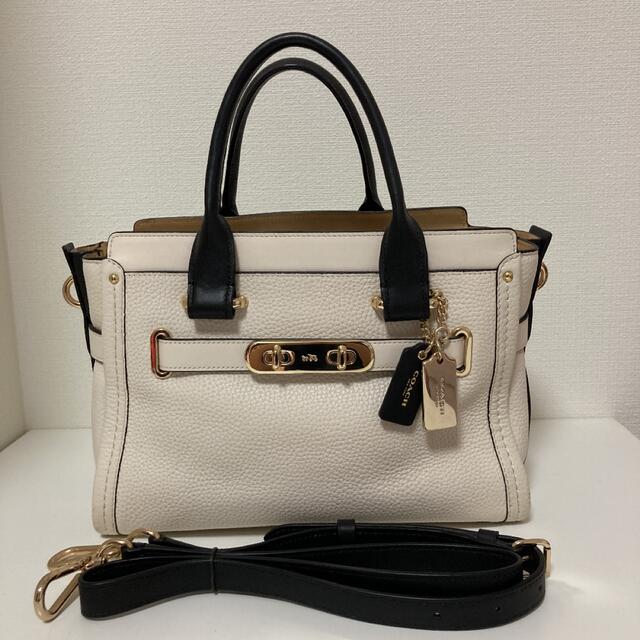 coach スワッガー2way ハンドバッグ ショルダーバッグ