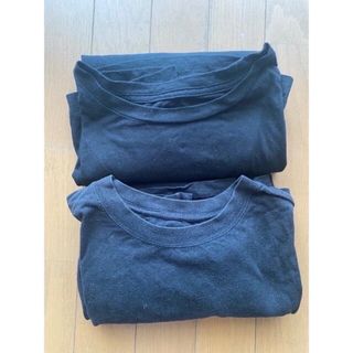 ジーユー(GU)の♡GU UNIQLO黒Tシャツ(Tシャツ/カットソー(半袖/袖なし))