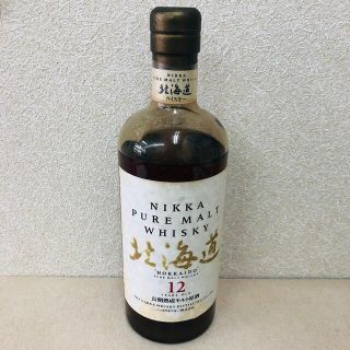 ニッカウイスキー　北海道12年　ピュアモルトウイスキー　750ml