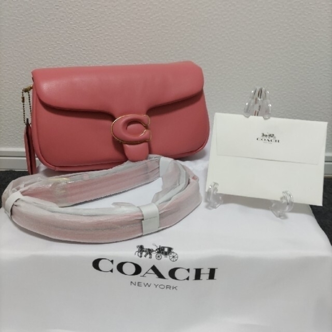 新品 COACHコーチ タビー ショルダー バッグ ピンク