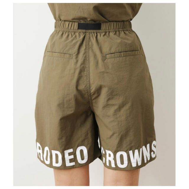 RODEO CROWNS WIDE BOWL(ロデオクラウンズワイドボウル)のロデオ★ナイロンアクティブショートパンツ レディースのパンツ(ショートパンツ)の商品写真