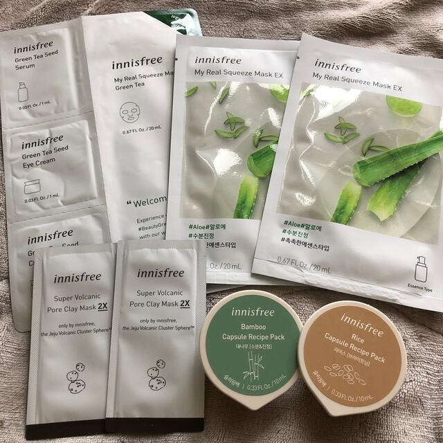 Innisfree(イニスフリー)のinnisfree スキンケアセット4種 コスメ/美容のキット/セット(サンプル/トライアルキット)の商品写真