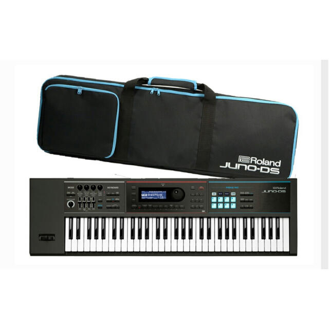 Roland(ローランド)のRoland JUNO-DS61(ケース付 青) 楽器の鍵盤楽器(キーボード/シンセサイザー)の商品写真