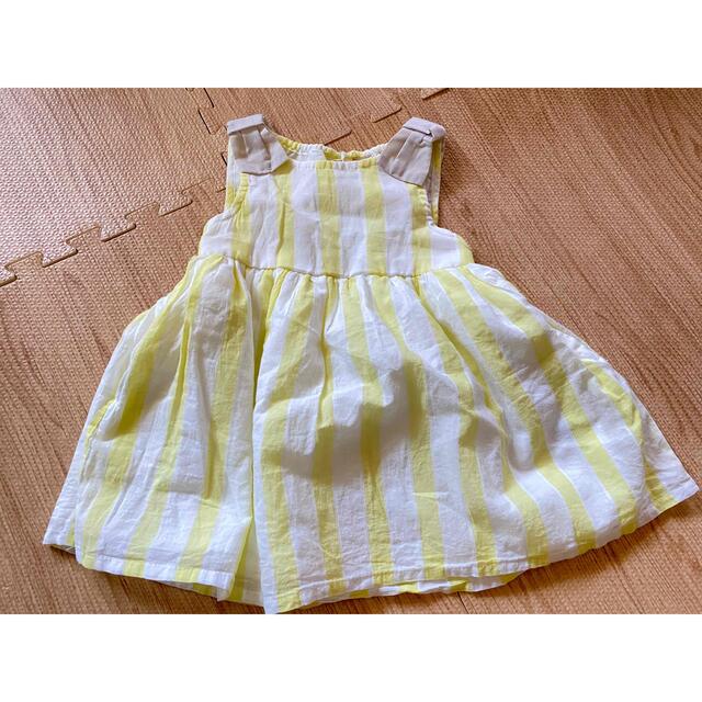 petit main(プティマイン)の女の子ワンピース　90センチ キッズ/ベビー/マタニティのキッズ服女の子用(90cm~)(ワンピース)の商品写真