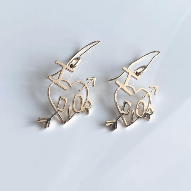 極美品・希少】クリスチャンディオール I ♡ DIOR ピアス イヤリング