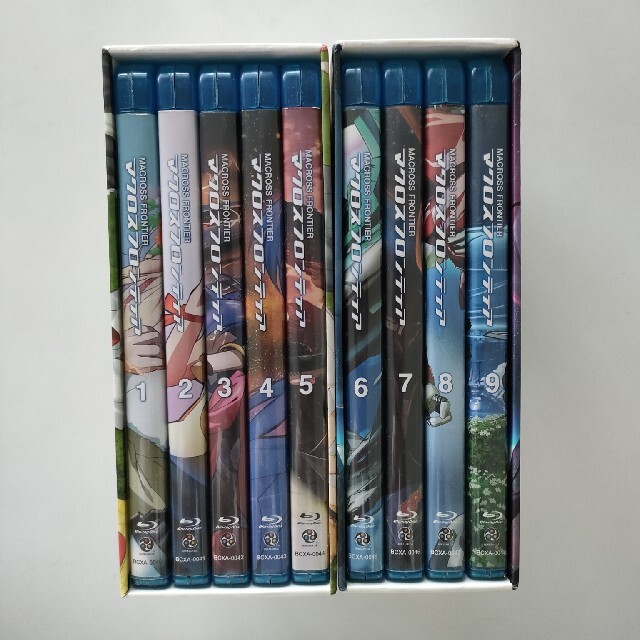 macros(マクロス)のマクロスフロンティア 1〜9巻　全巻 セット Blu-ray エンタメ/ホビーのDVD/ブルーレイ(アニメ)の商品写真