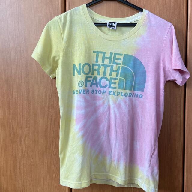THE NORTH FACE(ザノースフェイス)のお値下げしました！the North face Sサイズ　Tシャツ　タイダイ レディースのトップス(Tシャツ(半袖/袖なし))の商品写真
