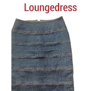 ラウンジドレス(Loungedress)の【良品】Loungedress(ラウンジドレス)デニムスカート S(ひざ丈スカート)