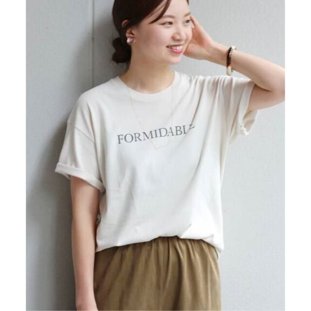 IENA(イエナ)の❤IENA/イエナ【2020SS】FORMIDABLEロゴプリントＴシャツ レディースのトップス(Tシャツ(半袖/袖なし))の商品写真