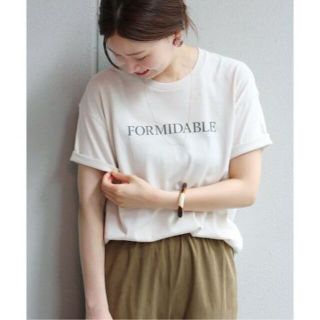 イエナ(IENA)の❤IENA/イエナ【2020SS】FORMIDABLEロゴプリントＴシャツ(Tシャツ(半袖/袖なし))