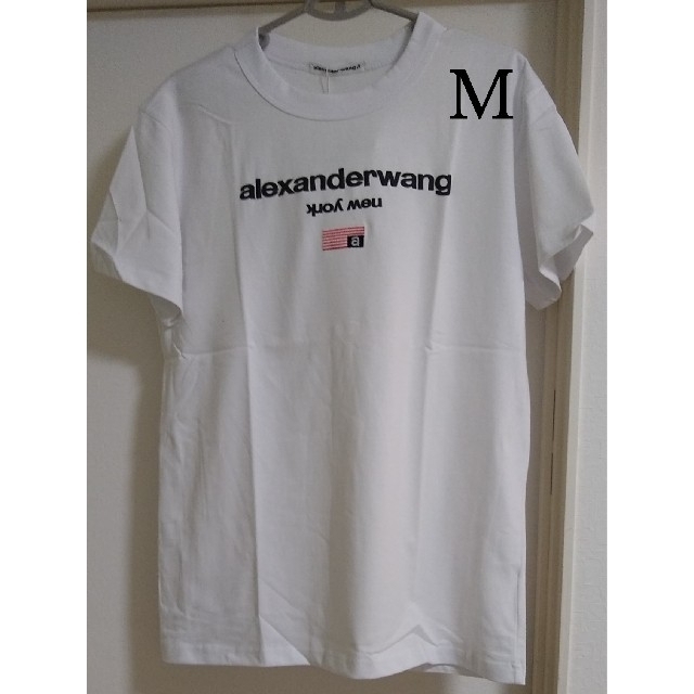 通販 新品 L クリスタルプリントTシャツ 半袖 WANG ALEXANDER Tシャツ