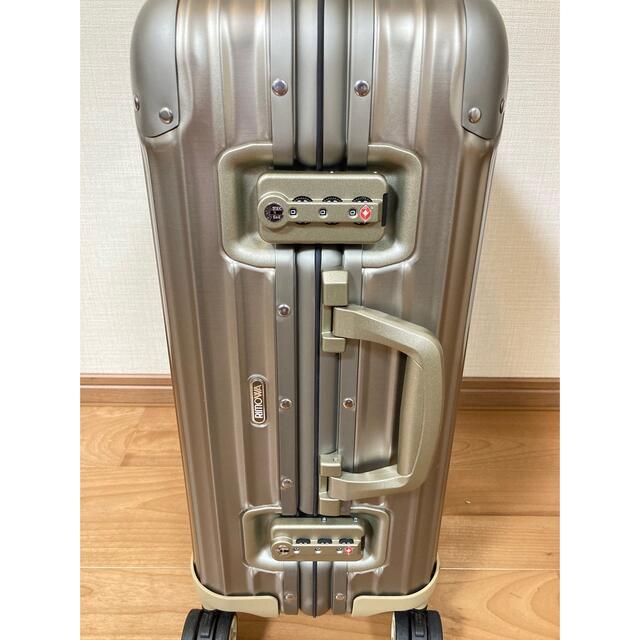 新品】RIMOWA リモワ スーツケース トパーズ チタニウム 34L 新品】RIMOWA リモワ スーツケース トパーズ チタニウム 34L