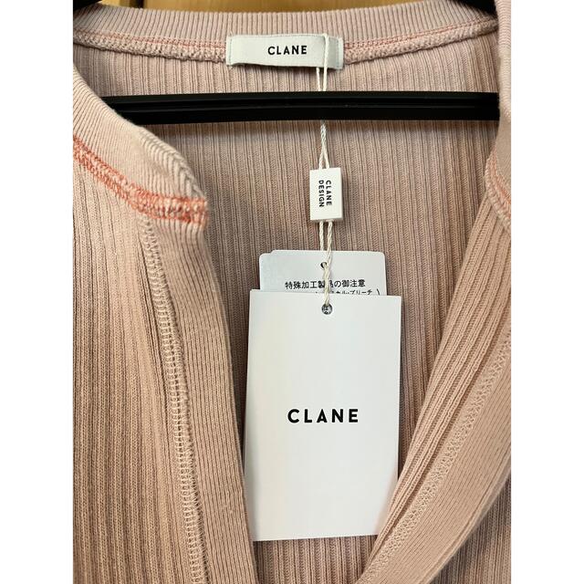 CLANE  COLOR STITCH HEAVY RIB TOPS 3