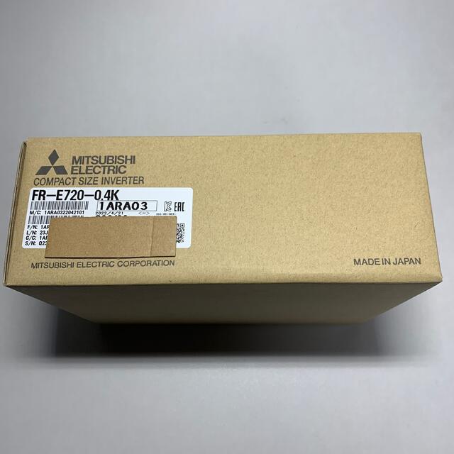 新品未開封 三菱電機 FR-E720-0.4K 1台 インバータ-