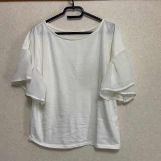フーズフーチコ(who's who Chico)の白 tシャツ カットソー(Tシャツ/カットソー(半袖/袖なし))